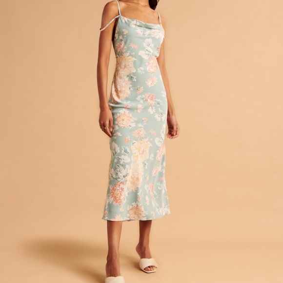 Abercrombie & Fitch Dresses & Skirts - Abercrombie & Fitch Cowl Neck Slip Maxi Dress